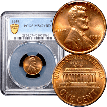 1959 Lincoln Cent (1c) Composite Image