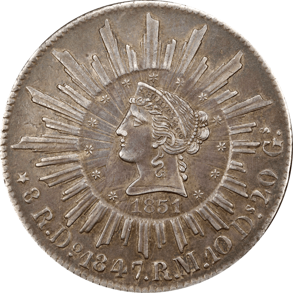 Rarity7 (Re)Discovers Unique 1851 $5 Schultz on 1847 Mexico 8R