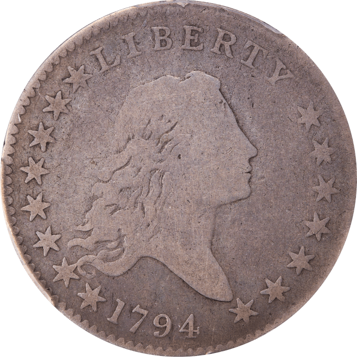 1794 Flowing Hair Half Dollar (50c) O-105a Obverse Image