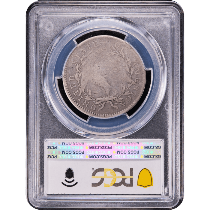 1794 Flowing Hair Half Dollar (50c) O-105a Reverse Slab Image