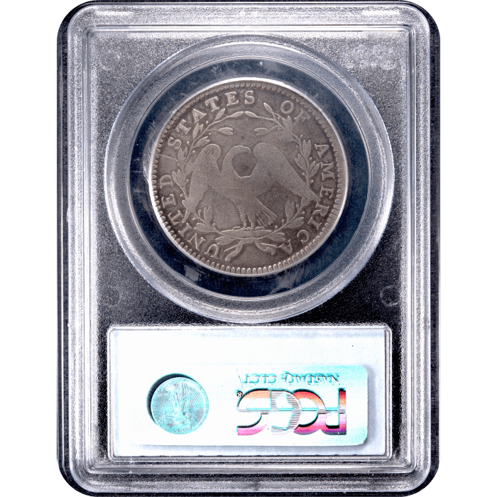 1794 Flowing Hair Half Dollar (50c) Reverse Slab Image