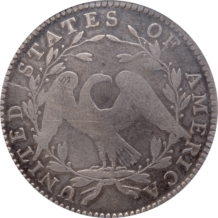 1794 Flowing Hair Half Dollar (50c) Reverse Image
