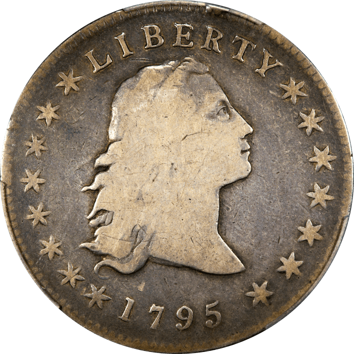 1795 Flowing Hair Dollar ($1) BB-27 OBVERSE Image