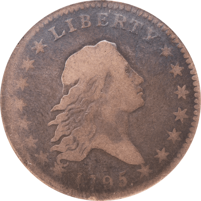 1795 Flowing Hair Half Dollar (50c) Obverse Image