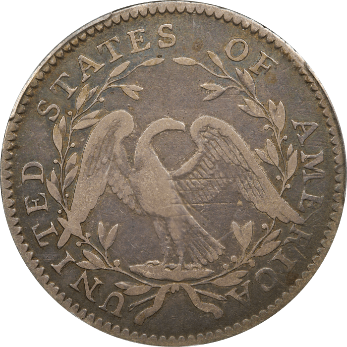 1795 Flowing Hair Half Dollar (50c) O-119 Reverse Image