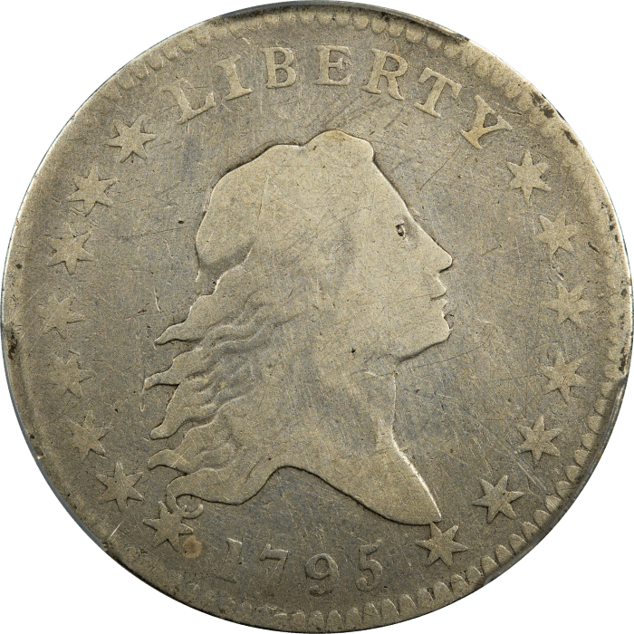 1795 Flowing Hair Half Dollar (50c) Obverse Image
