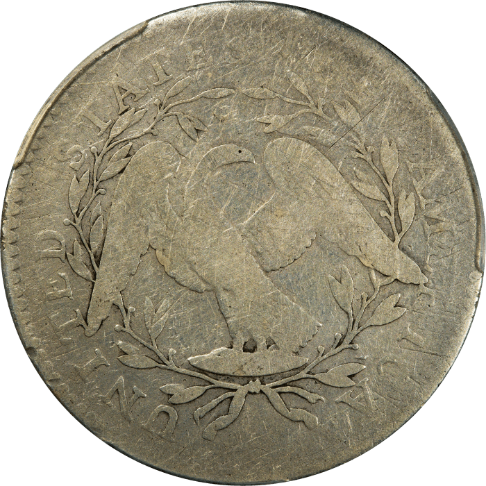 1795 Flowing Hair Half Dollar (50c) Reverse Image