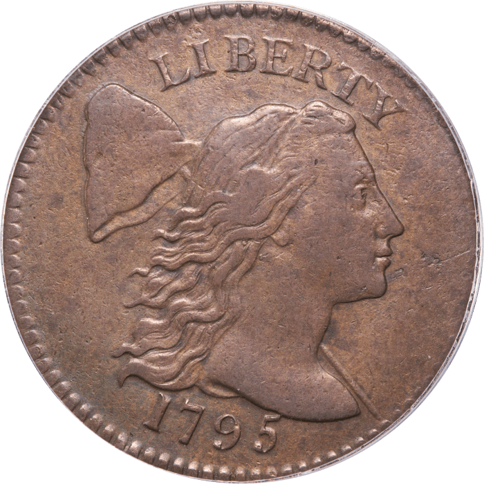 1795 Liberty Cap Large Cent (1c) Plain Edge OGH Obverse Image