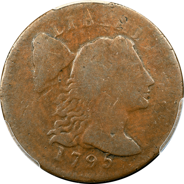 1795 Liberty Cap Large Cent (1c) Plain Edge OBVERSE Image