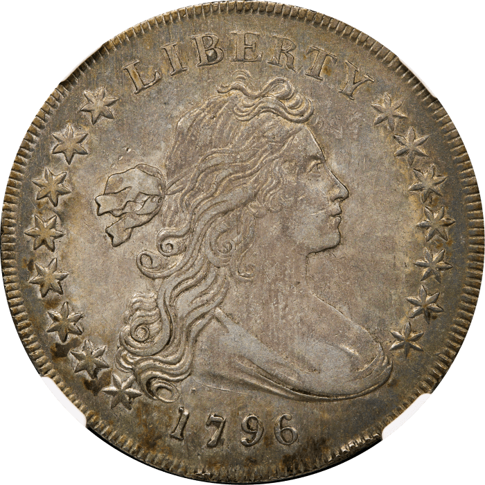 1796 Draped Bust Dollar ($1) Small Date Large Letters OBVERSE Image