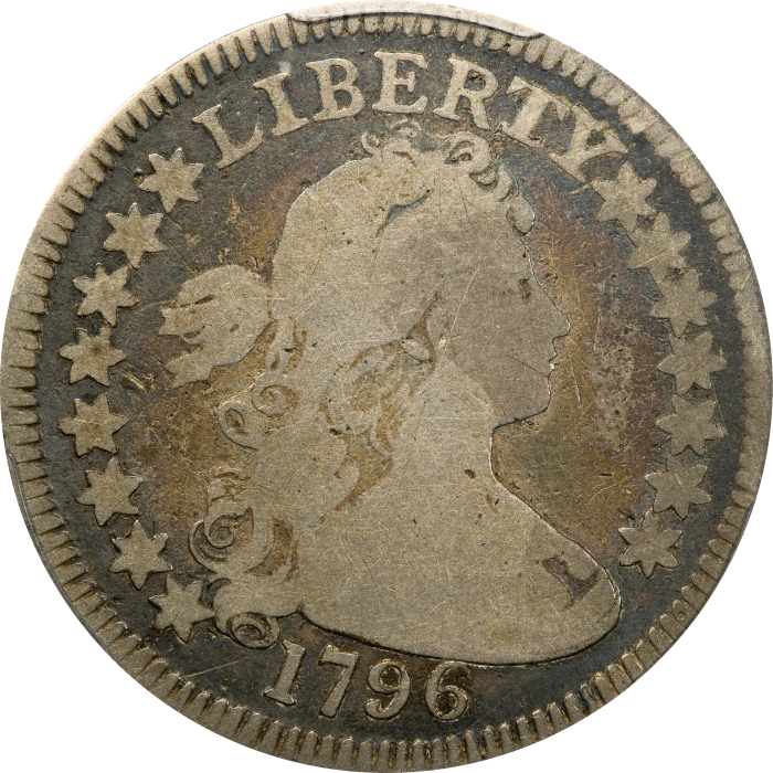1796 Draped Bust Quarter (25c) Obverse Image