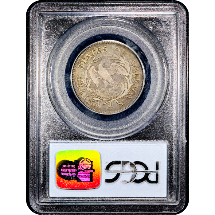 1796 Draped Bust Quarter (25c) Reverse Slab Image