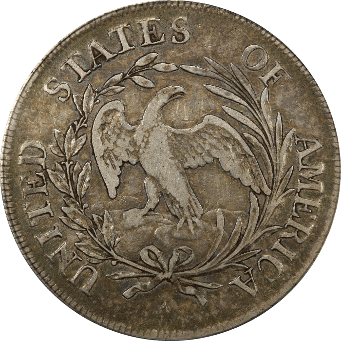 1797 Draped Bust Dollar ($1) 10x6 Stars Reverse Image