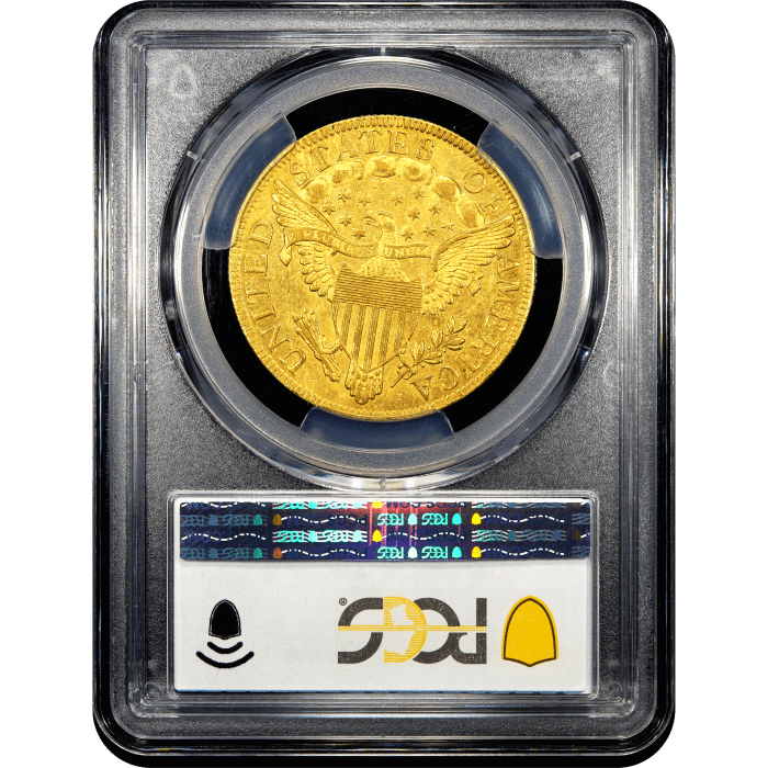 1797 Draped Bust Gold Eagle ($10) Reverse Slab Image