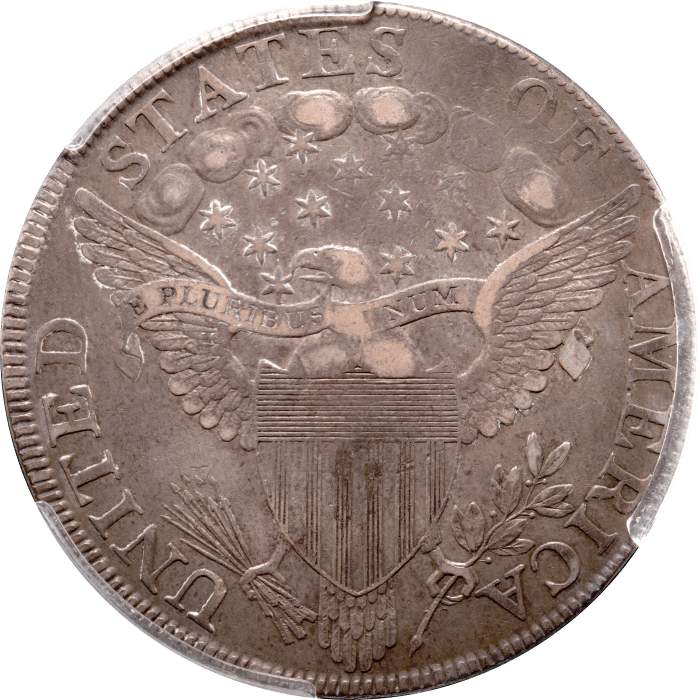 1798 Draped Bust Dollar ($1) BB-123 REVERSE Image