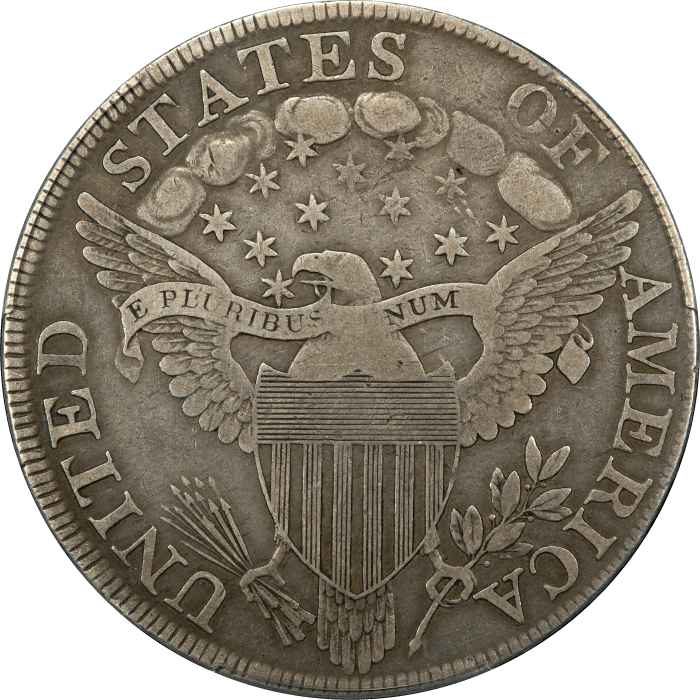 1798 Draped Bust Dollar ($1) Large Eagle Reverse Image