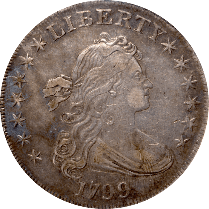 1799 Draped Bust Dollar ($1) Obverse Image
