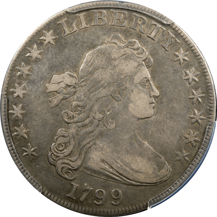 1799 Draped Bust Dollar ($1) BB-157 OBVERSE Image
