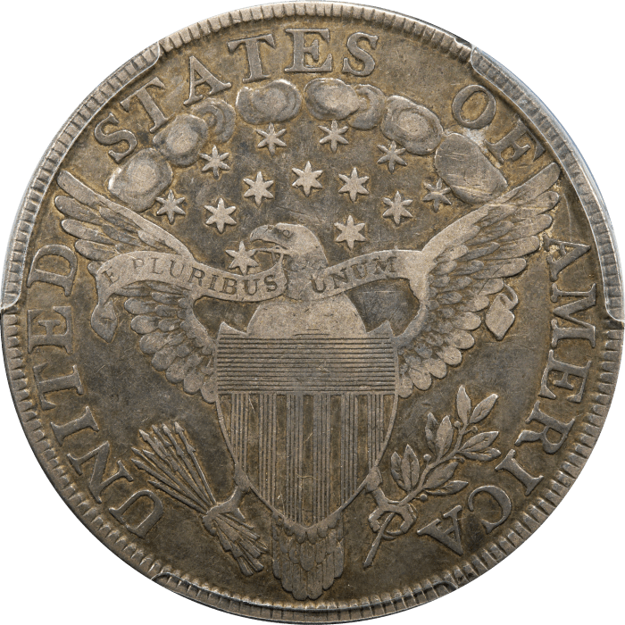 1799 Draped Bust Dollar ($1) BB-157 REVERSE Image