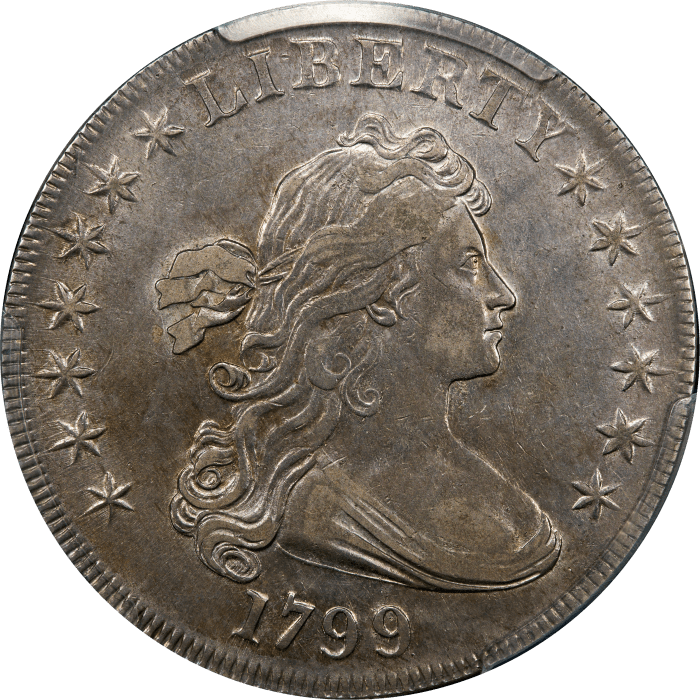 1799 Draped Bust Dollar ($1) BB-162 OBVERSE Image