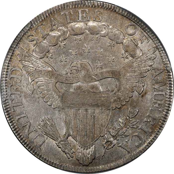 1799 Draped Bust Dollar ($1) BB-162 REVERSE Image