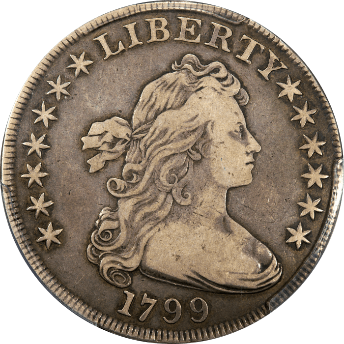 1799 Draped Bust Dollar ($1) BB-169 OBVERSE Image