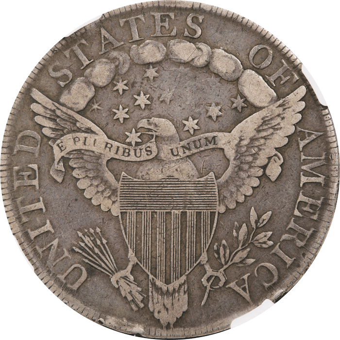 1799 Draped Bust Dollar ($1) Reverse Image