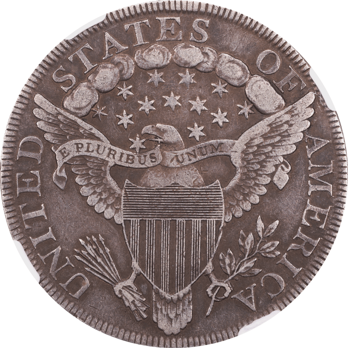 1799 Draped Bust Dollar ($1) Reverse Image