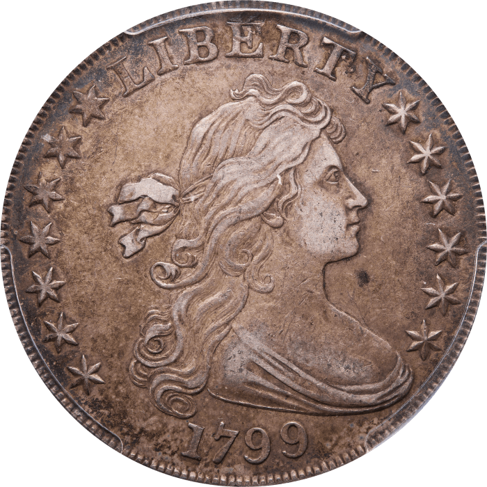 1799 Draped Bust Dollar ($1) Obverse Image