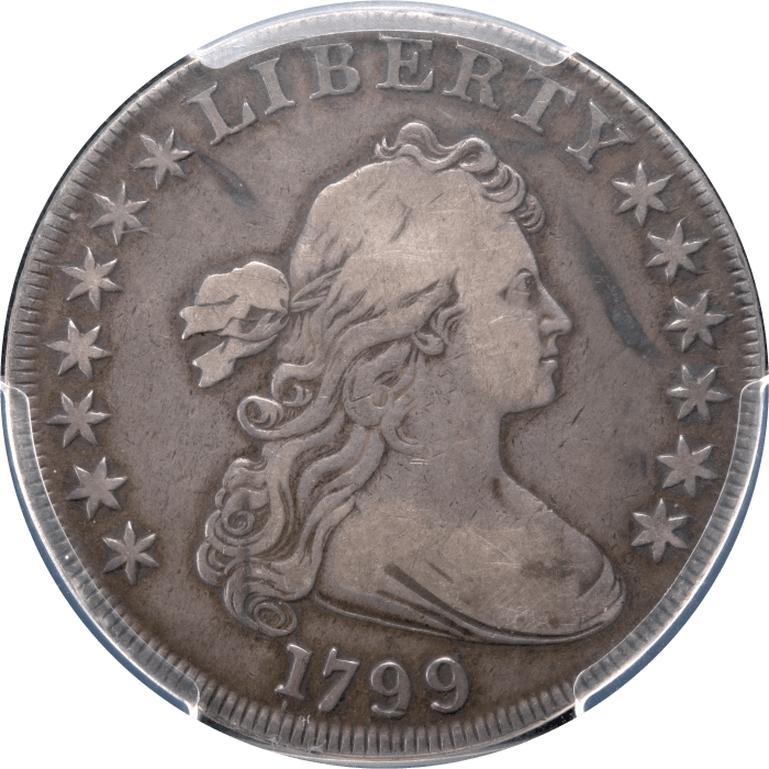 1799 Draped Bust Dollar ($1) Obverse Image