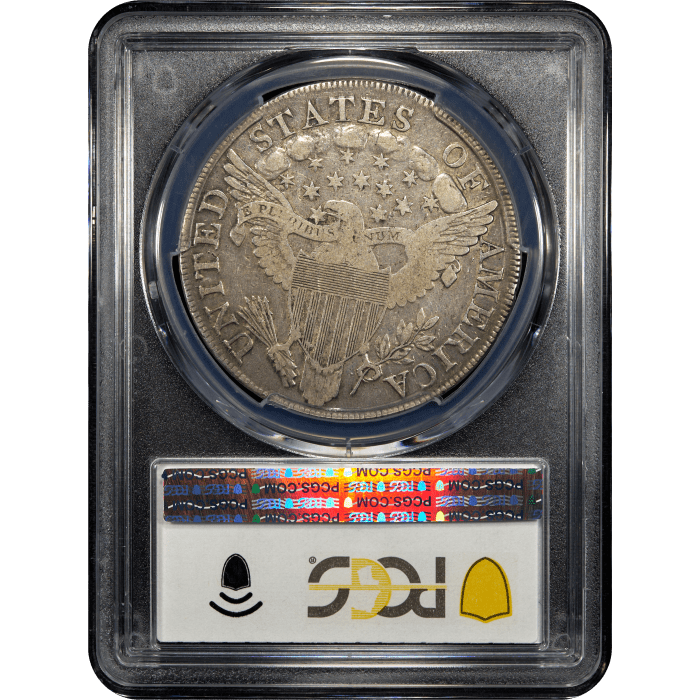 1799 Draped Bust Dollar ($1) Reverse Slab Image