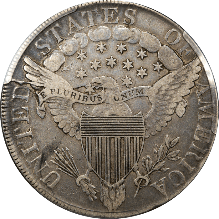 1799 Draped Bust Dollar ($1) Reverse Image