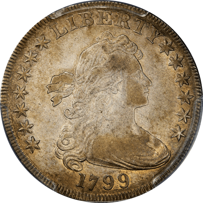 1799 Draped Bust Dollar ($1) Obverse Image