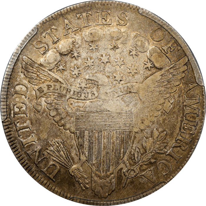 1799 Draped Bust Dollar ($1) Reverse Image