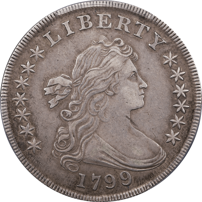 1799/8 Draped Bust Dollar ($1) Obverse Image