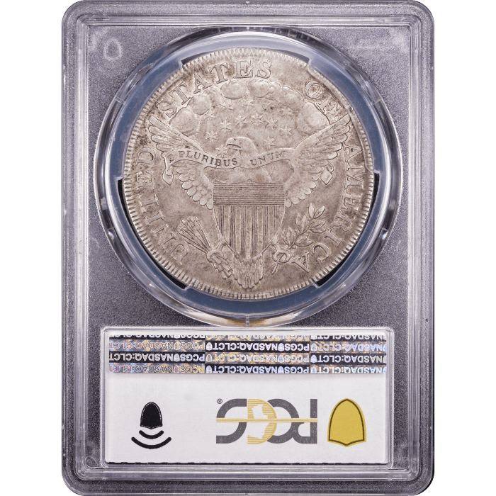 1799/8 Draped Bust Dollar ($1) Reverse Slab Image