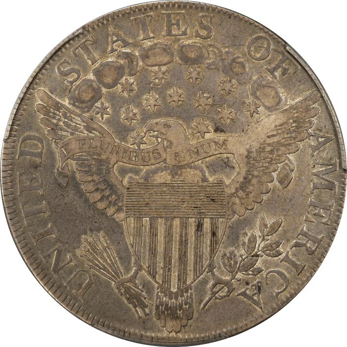 1800 Draped Bust Dollar ($1) BB-196 12 Arrows REVERSE Image