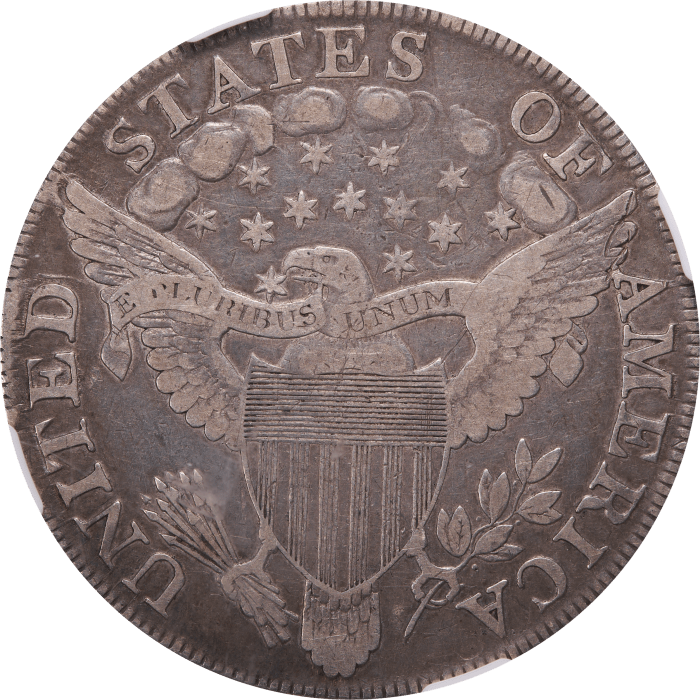 1803 Draped Bust Dollar ($1) Large 3 REVERSE Image