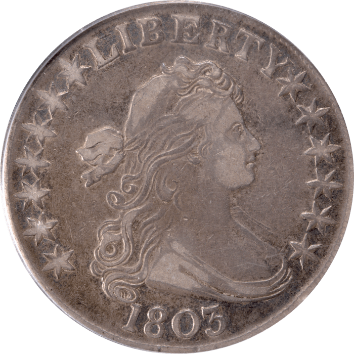 1803 Large 3 Draped Bust Half Dollar (50c) OBVERSE Image