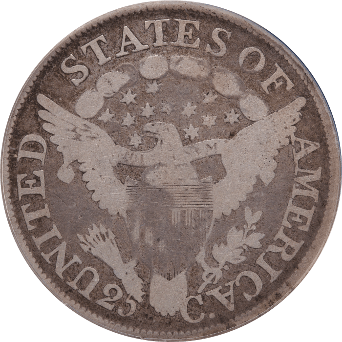 1805 Draped Bust Quarter (25c) Reverse Image