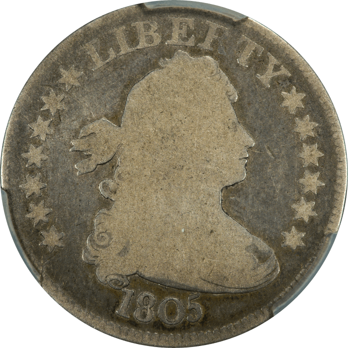 1805 Draped Bust Quarter (25c) OBVERSE Image