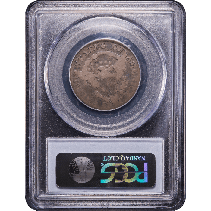 1805 Draped Bust Quarter (25c) Reverse Slab Image