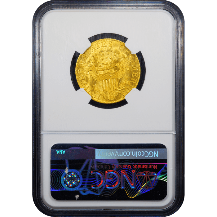 1805 Turban Gold Half Eagle ($5) Reverse Slab Image