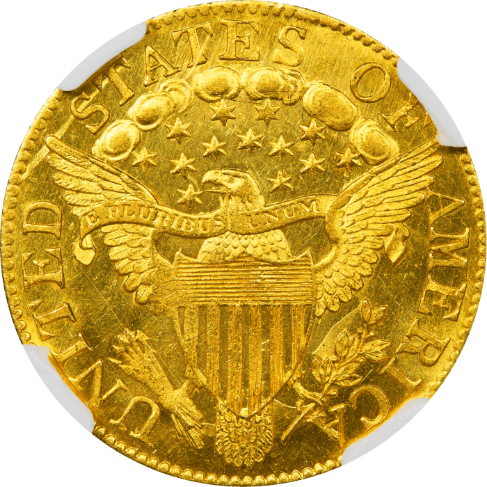 1805 Turban Gold Half Eagle ($5) Reverse Image
