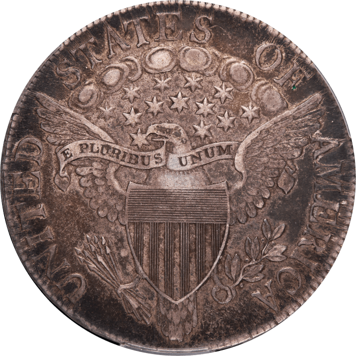 1806 Draped Bust Half Dollar (50c) Pointed 6 No Stem Reverse Image