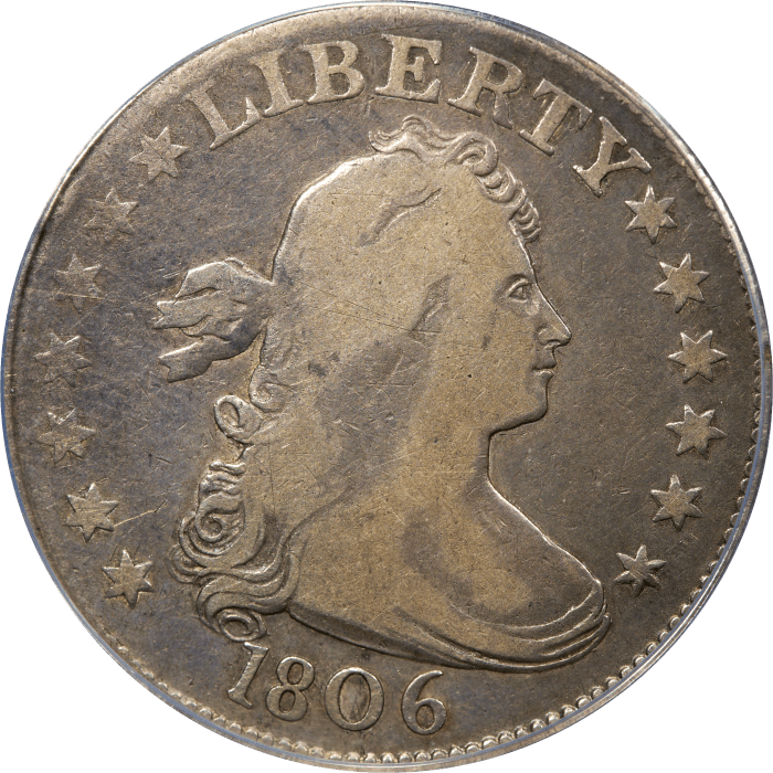 1806 Draped Bust Quarter (25c) Obverse Image