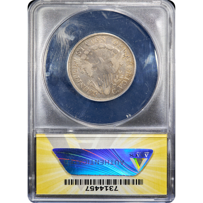 1806 Draped Bust Quarter (25c) Reverse Slab Image