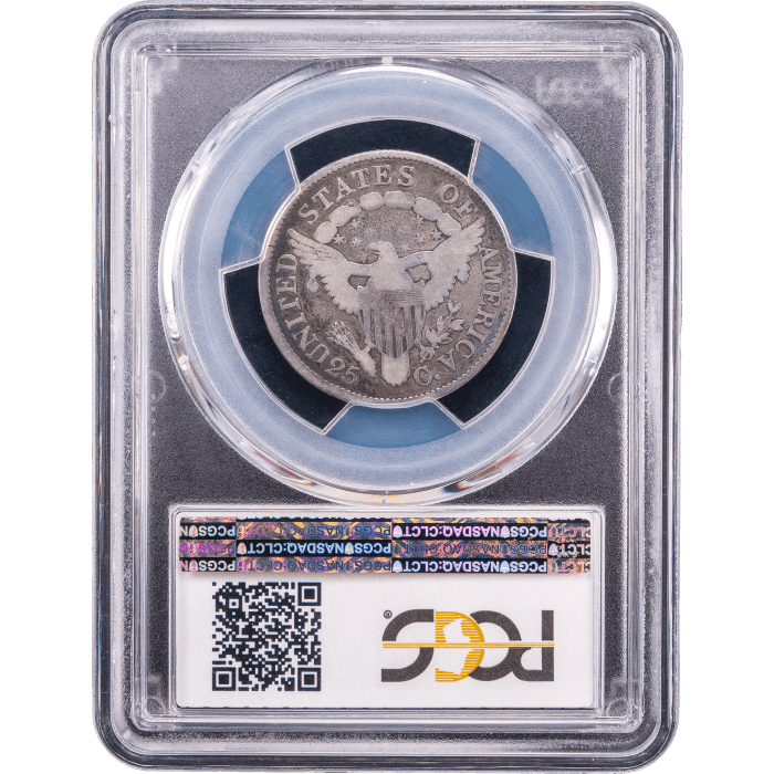 1806 Draped Bust Quarter (25c) Browning 3 Reverse Slab Image