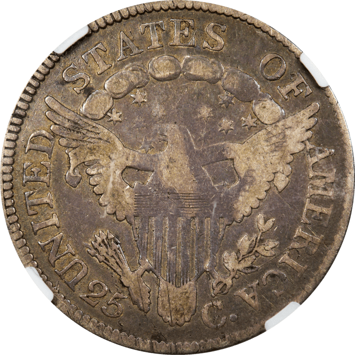 1806 Draped Bust Quarter (25c) REVERSE Image