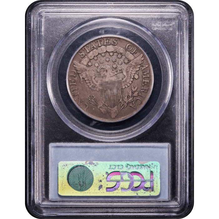1806/5 Draped Bust Half Dollar (50c) Large Stars Reverse Slab Image